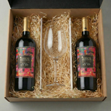 Caja x3 – 750 ml Artista Malbec-Malbec + Copa (Regalos)